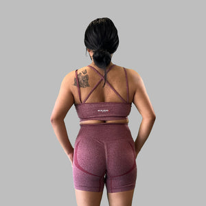 Wine Red RF Yoga Set