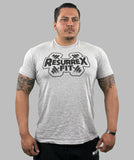 Original Resurrex Fit Gray Logo Tee