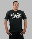 Original Resurrex Fit Black Logo Tee